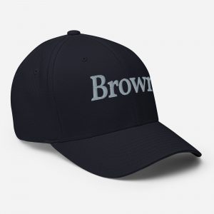 Embroidered Brown Fullback Hat