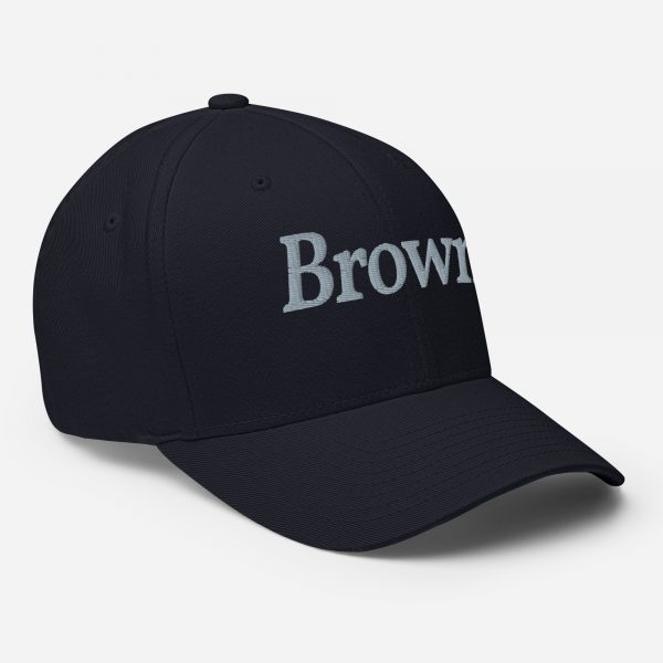 Embroidered Brown Fullback Hat